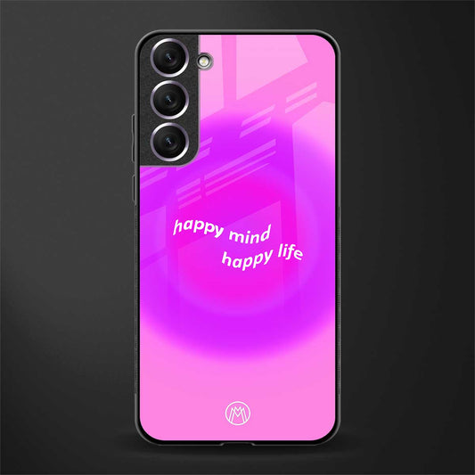 happy mind glass case for samsung galaxy s21 image