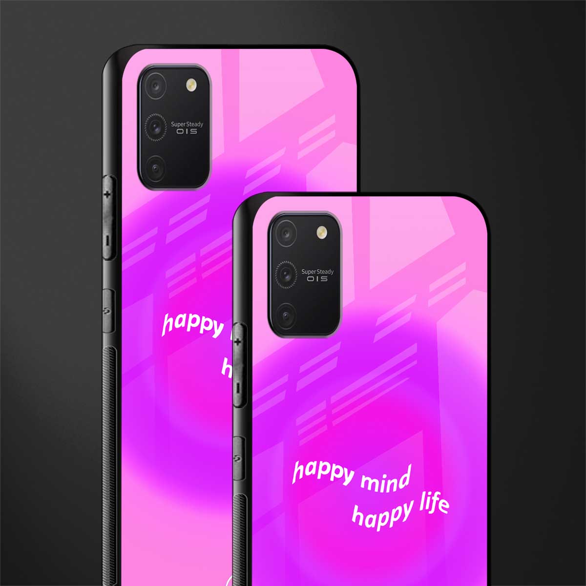 happy mind glass case for samsung galaxy a91 image-2