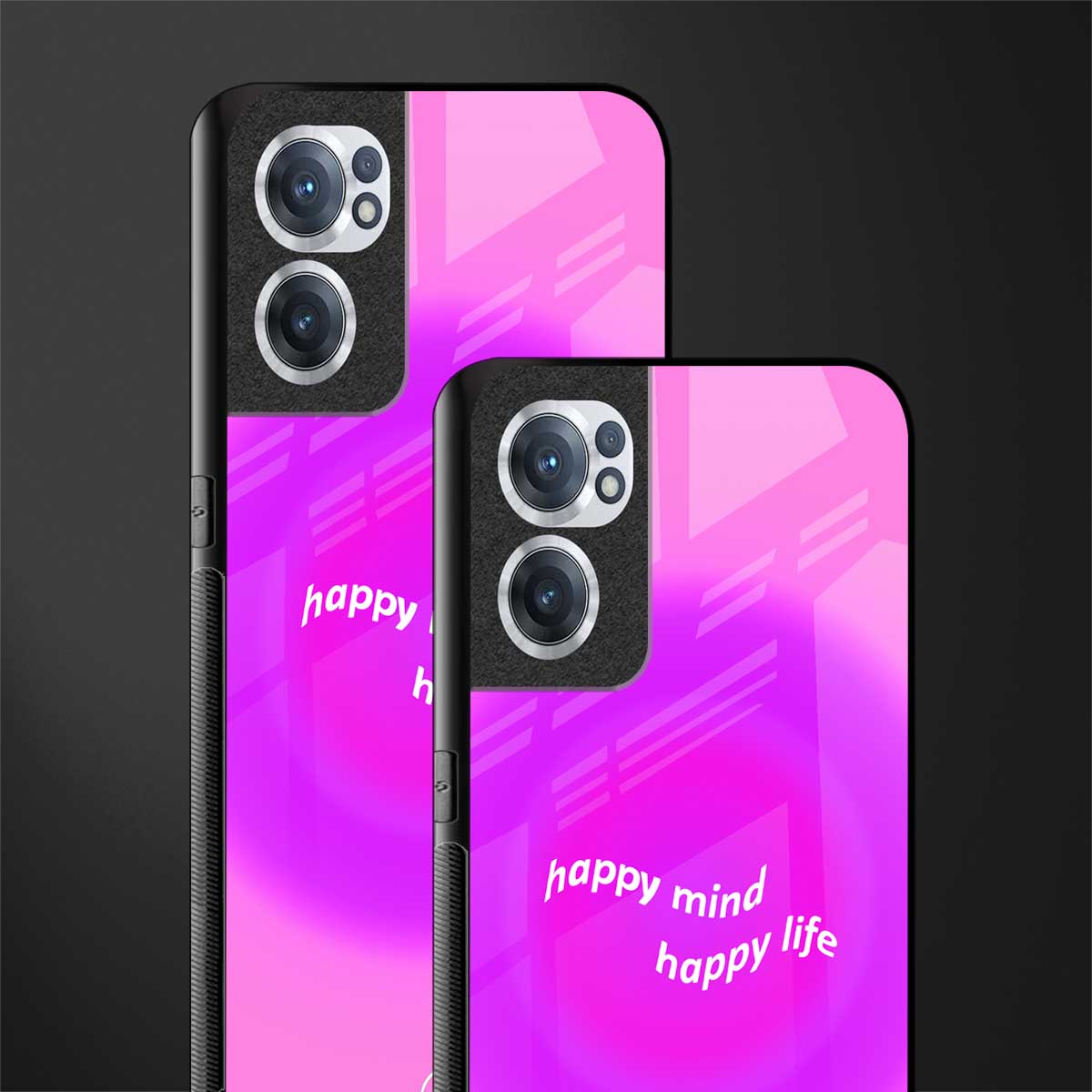 happy mind glass case for oneplus nord ce 2 5g image-2