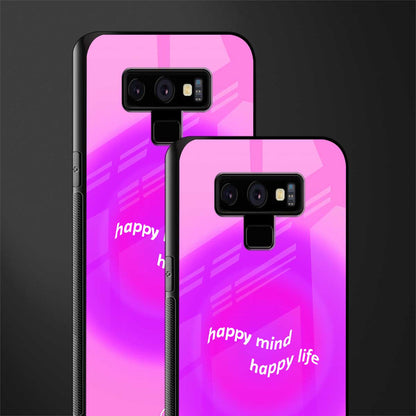 happy mind glass case for samsung galaxy note 9 image-2