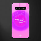 happy mind glass case for samsung galaxy s10 plus image