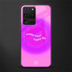 happy mind glass case for samsung galaxy s20 ultra image