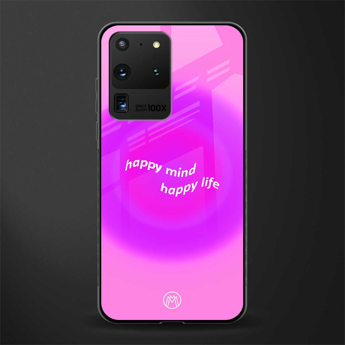 happy mind glass case for samsung galaxy s20 ultra image