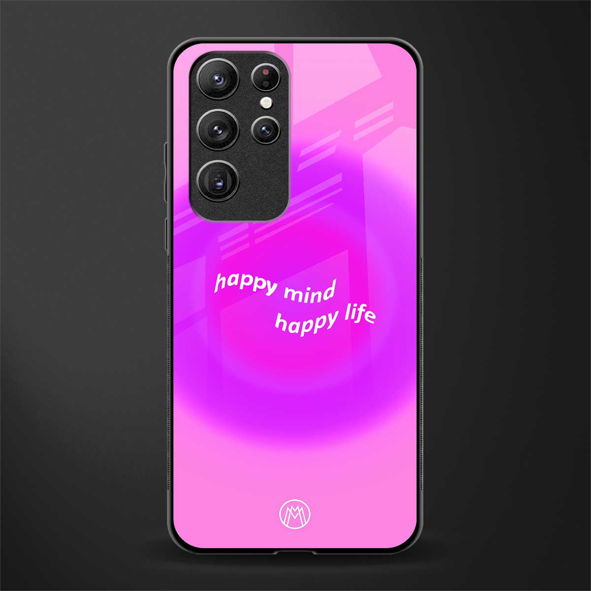 happy mind glass case for samsung galaxy s22 ultra 5g image