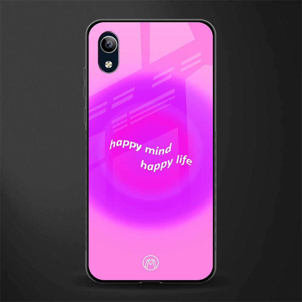 happy mind glass case for vivo y91i image
