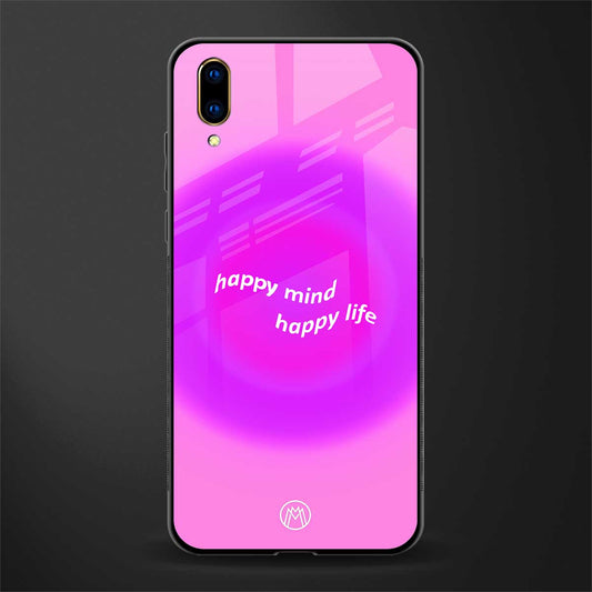 happy mind glass case for vivo v11 pro image