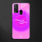happy mind glass case for vivo y50 image