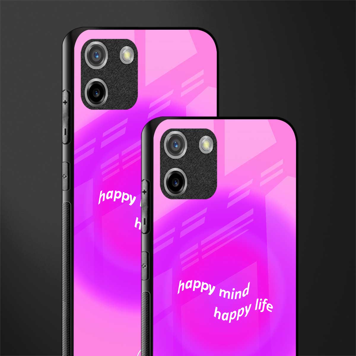 happy mind glass case for realme c11 image-2