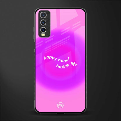 happy mind glass case for vivo y12s image