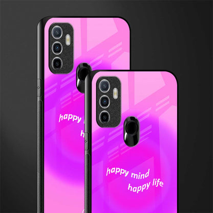 happy mind glass case for oppo a53 image-2