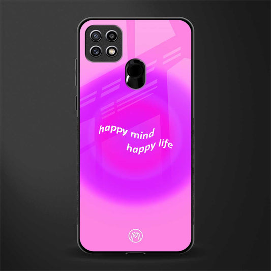 happy mind glass case for oppo a15s image