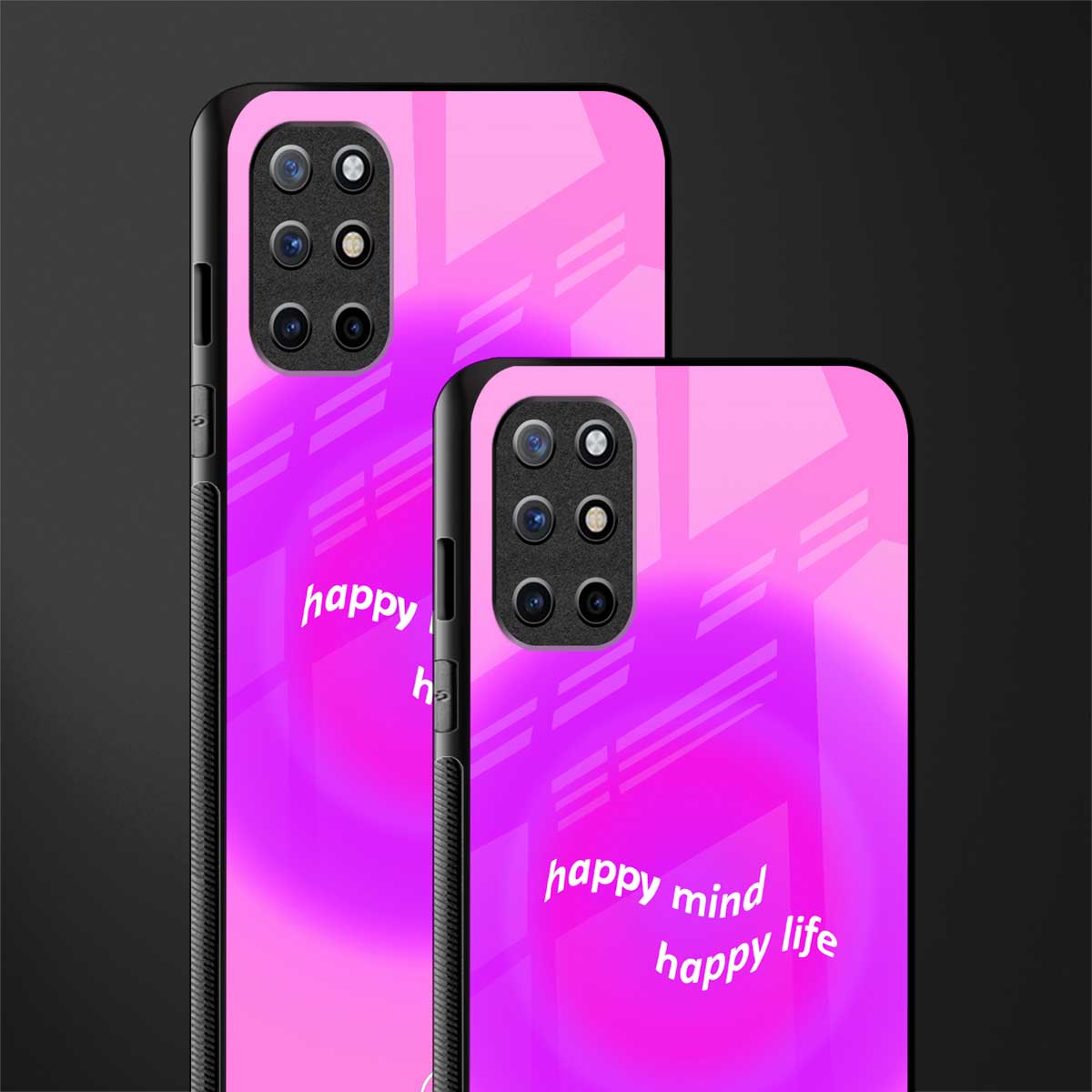 happy mind glass case for oneplus 8t image-2
