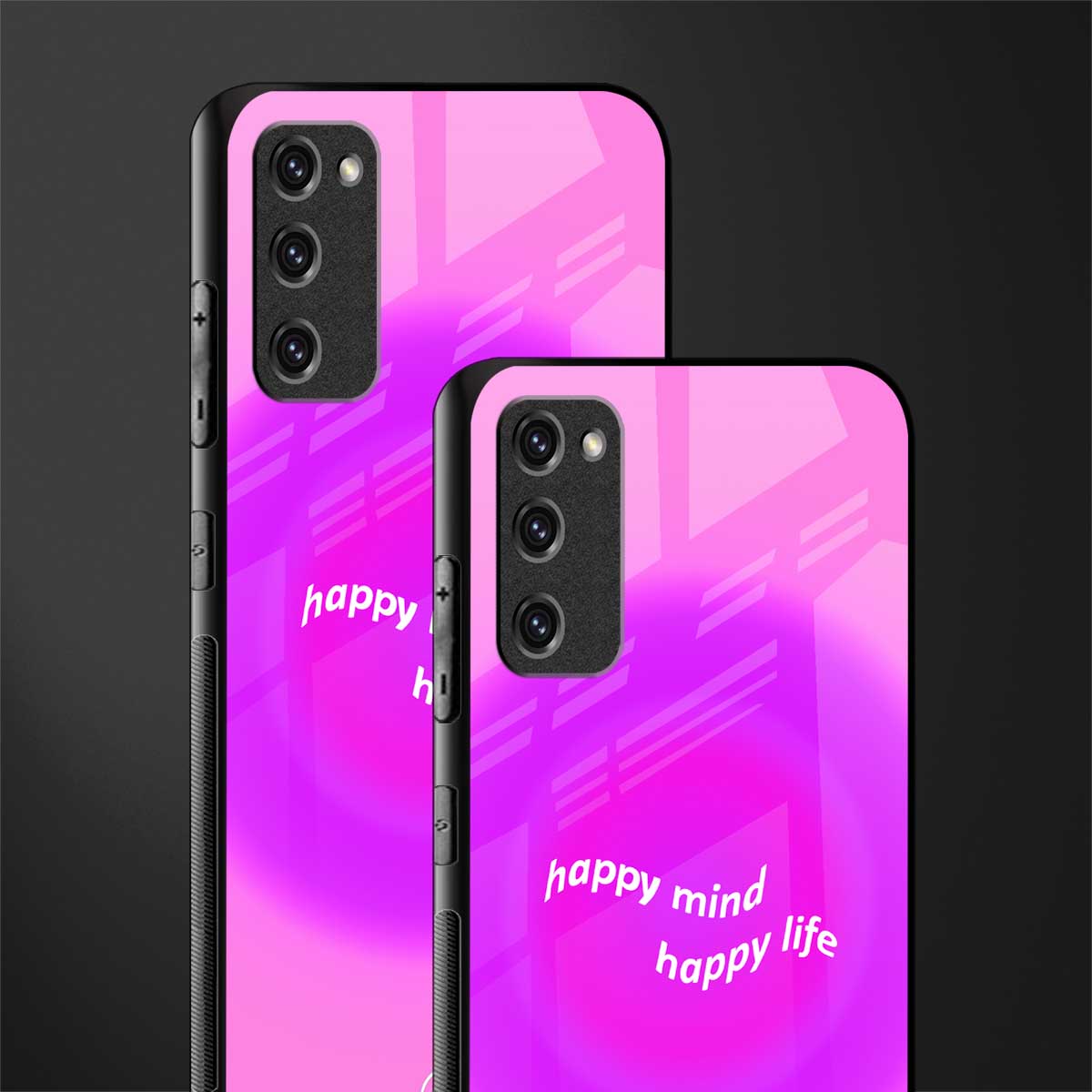 happy mind glass case for samsung galaxy s20 fe image-2