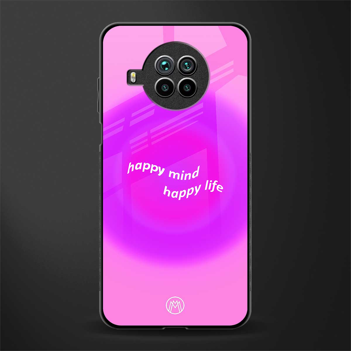 happy mind glass case for mi 10i image