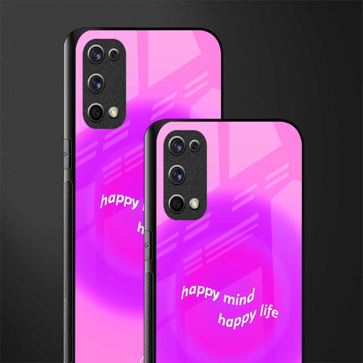 happy mind glass case for realme x7 pro image-2