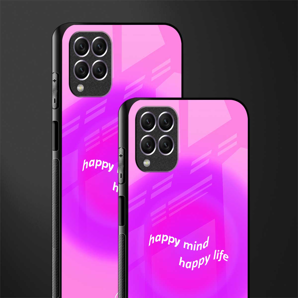 happy mind glass case for samsung galaxy f62 image-2