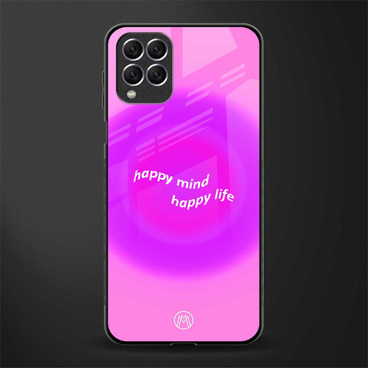 happy mind glass case for samsung galaxy f62 image