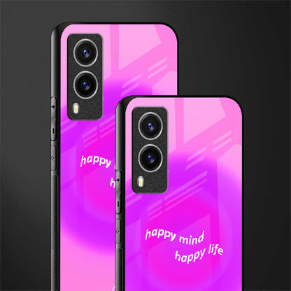 happy mind glass case for vivo v21e 5g image-2