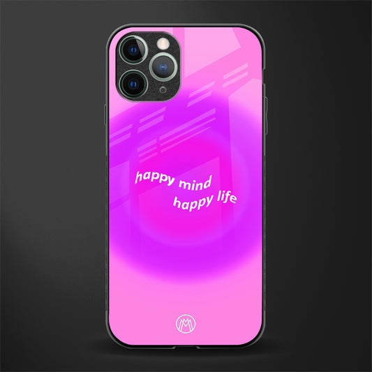 happy mind glass case for iphone 11 pro image