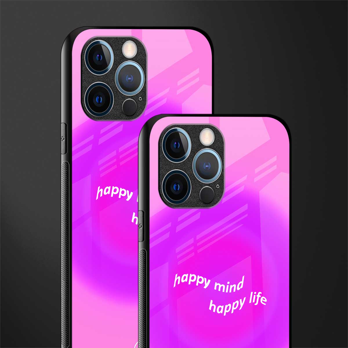 happy mind glass case for iphone 12 pro image-2