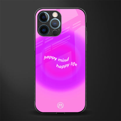 happy mind glass case for iphone 12 pro image