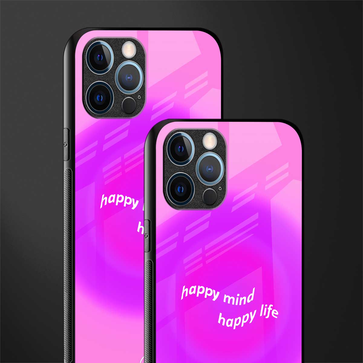 happy mind glass case for iphone 12 pro max image-2