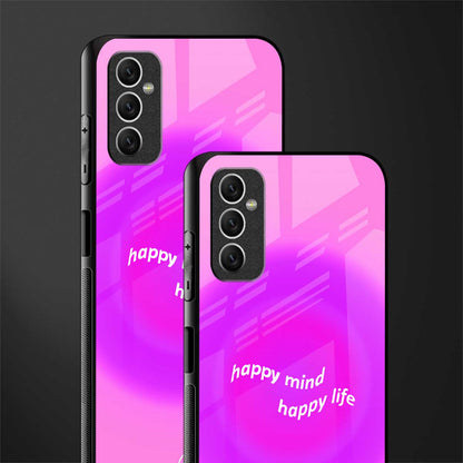 happy mind glass case for samsung galaxy m52 5g image-2
