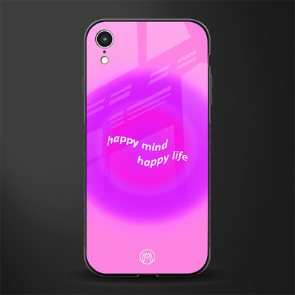 happy mind glass case for iphone xr image