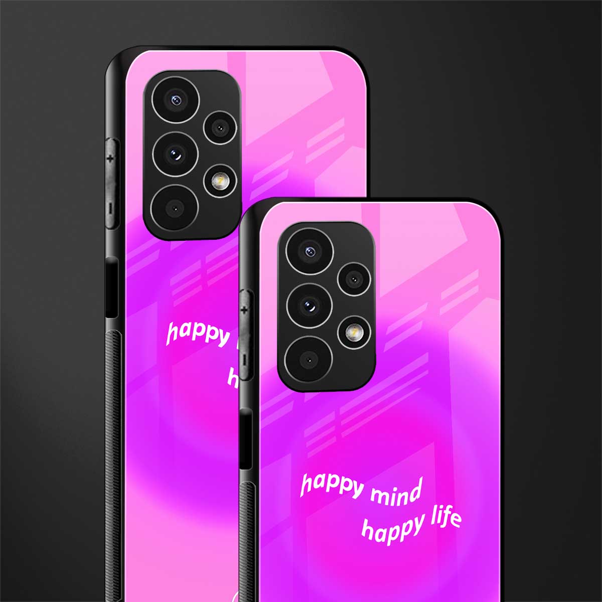 happy mind back phone cover | glass case for samsung galaxy a13 4g