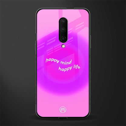 happy mind glass case for oneplus 7 pro image