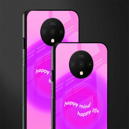 happy mind glass case for oneplus 7t image-2