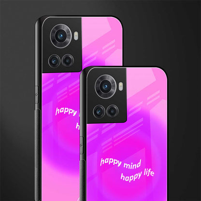 happy mind back phone cover | glass case for oneplus 10r 5g