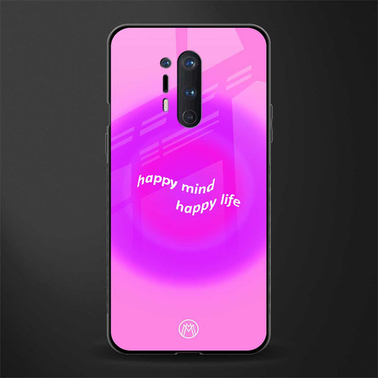happy mind glass case for oneplus 8 pro image