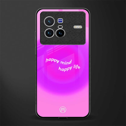 happy mind glass case for vivo x80 image