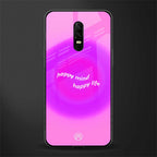 happy mind glass case for oneplus 6 image
