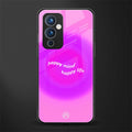 happy mind back phone cover | glass case for oneplus 9