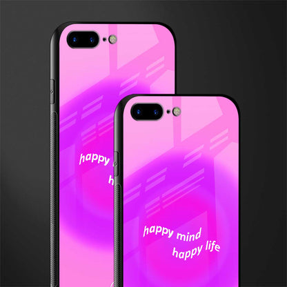 happy mind glass case for iphone 7 plus image-2