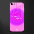 happy mind glass case for iphone se 2020 image