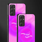 happy mind back phone cover | glass case for samsung galaxy a54 5g