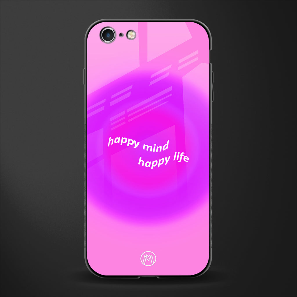 happy mind glass case for iphone 6s image