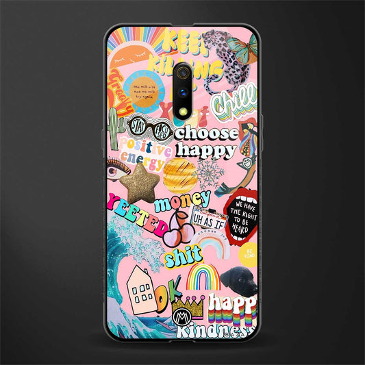 happy summer collage glass case for oppo k3 image