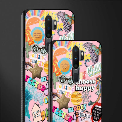 happy summer collage glass case for oppo a5 2020 image-2