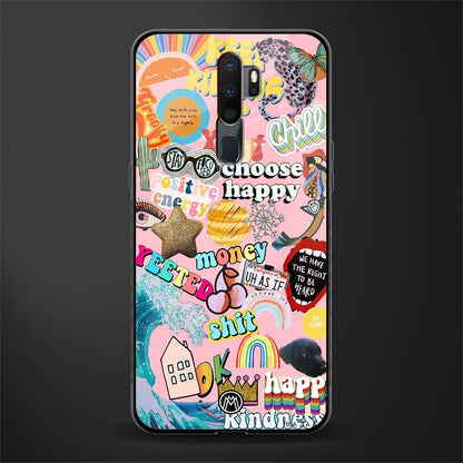 happy summer collage glass case for oppo a5 2020 image