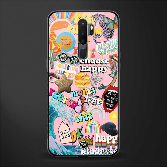 happy summer collage glass case for oppo a5 2020 image