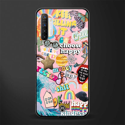 happy summer collage glass case for realme x2 image