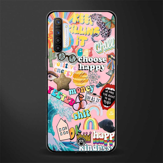happy summer collage glass case for realme x2 image