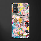 happy summer collage glass case for vivo v23e image