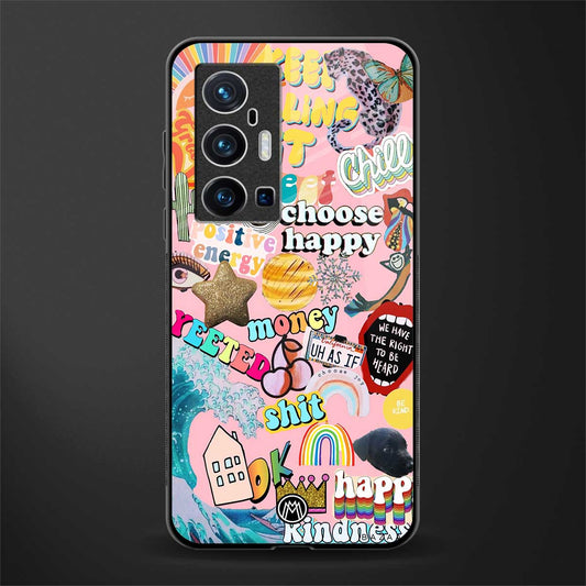 happy summer collage glass case for vivo x70 pro plus image