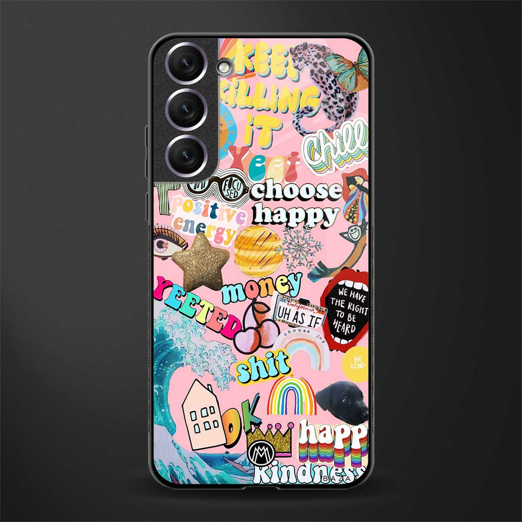 happy summer collage glass case for samsung galaxy s21 fe 5g image