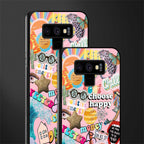 happy summer collage glass case for samsung galaxy note 9 image-2